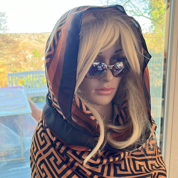 Monogram Scarf Shawl Wrap - Picture 3 of 4